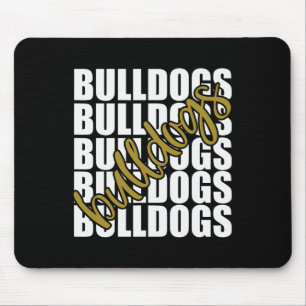 Goldene Schulsportfans Mousepad