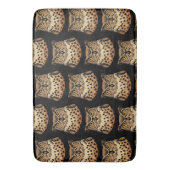 Goldene Schüssel zu Halloween, Erntedank, Herbst Badematte (Vorderseite Vertikal)