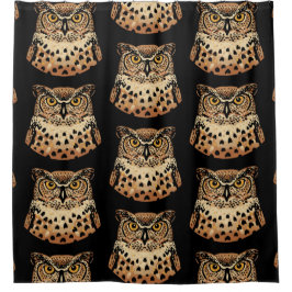 Goldene Schüssel zu Halloween, Erntedank, Herbst Duschvorhang