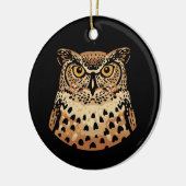 Goldene Schüssel zu Halloween, Erntedank, Herbst Keramik Ornament (Links)