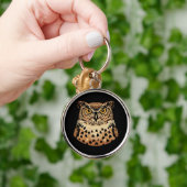 Goldene Schüssel zu Halloween, Erntedank, Herbst Schlüsselanhänger (Hand)