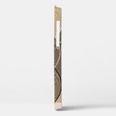 Goldene Schwarze Bögen: Abstrakt Case-Mate iPhone Hülle (Rückseite / Links)