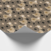 Goldene Schwarze Bögen: Abstrakt Geschenkpapier (Ecke)