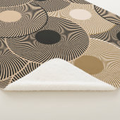 Goldene Schwarze Bögen: Abstrakt Sherpadecke (3/4)