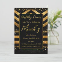 Goldene schwarze Linien Punkte Luxus Modern Glam P