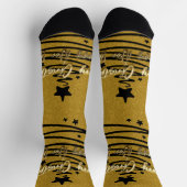Goldene schwarze Socken (Oben)