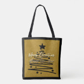 Goldene schwarze Tasche (Rückseite)