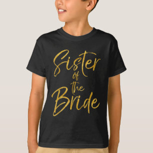 Goldene Schwester des Shirts Niedliches Brautparty