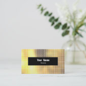 Goldene Sequenz Visitenkarte (Stehend Vorderseite)