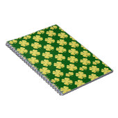 Goldene Shamrocks Notizblock (Rechte Seite)
