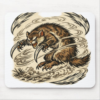 Goldene Sichel Kamaitachi Spirit-Mauspad Mousepad