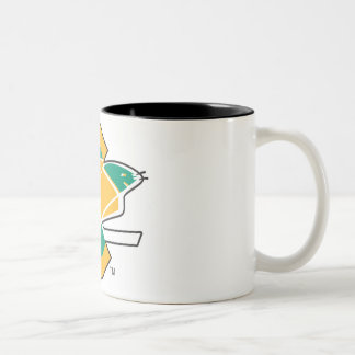 Goldene Siegel-Tasse Kaliforniens Zweifarbige Tasse