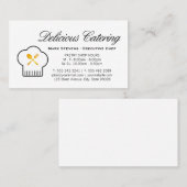 Goldene Silverware | Kulinarischer Meister Visitenkarte (Vorne/Hinten)