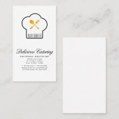 Goldene Silverware | Kulinarischer Meister Visitenkarte (Vorne/Hinten)