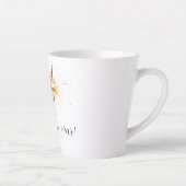Goldene Silvester-Feier Funken Milchtasse (Rechts)
