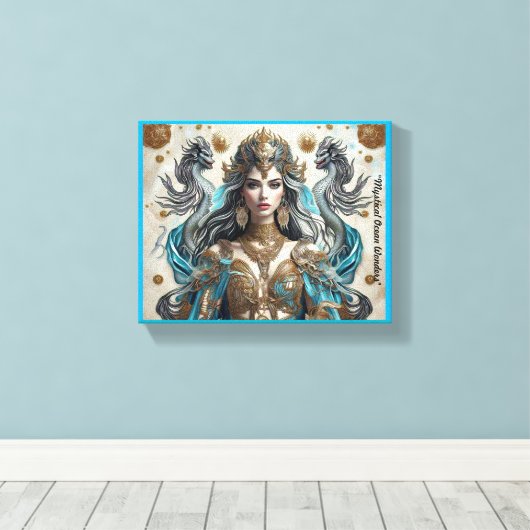 "Goldene Skalen" Leinwanddruck (Insitu (Holzboden))