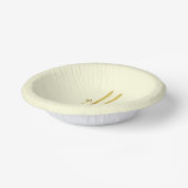 Goldene Skier und Polen | Retro Ski Illustration Pappteller (Gewinkelt)