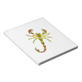 Goldene Skorpion Notizblock (angewinkelt)