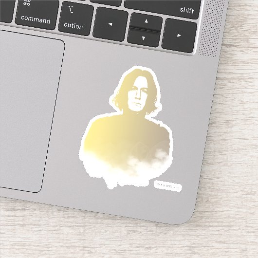 Goldene Snape Grafik Aufkleber (Detail)