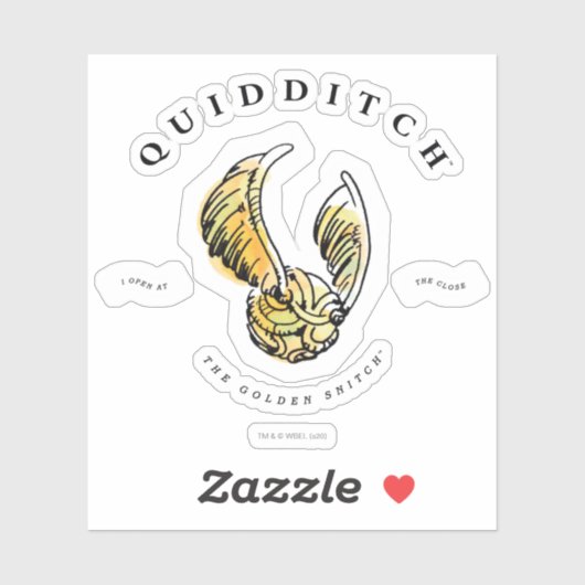 Goldene Snitz Aufkleber (Blatt)