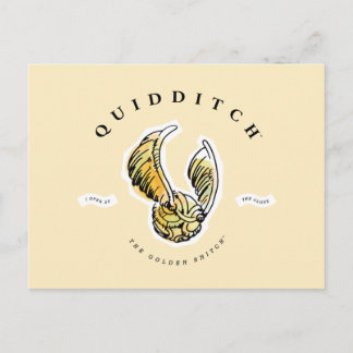 Goldene Snitz Einladungspostkarte