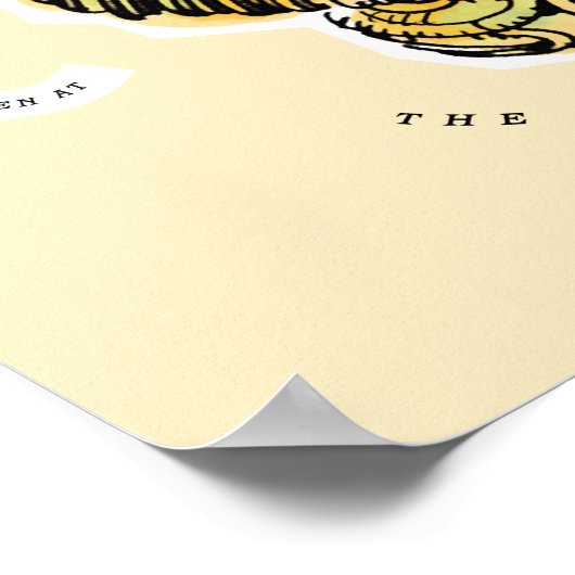 Goldene Snitz Poster (Ecke)