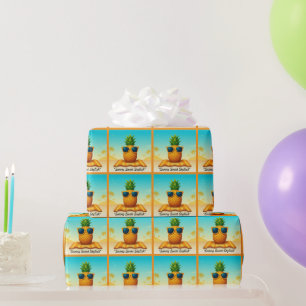 "Goldene Sommerfrische" Geschenkpapier