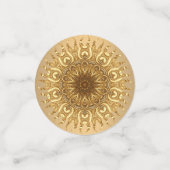Goldene Sonne Konfetti (Klein Vorderseite)