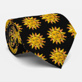 GOLDENE SONNE KRAWATTE (Gerollt)