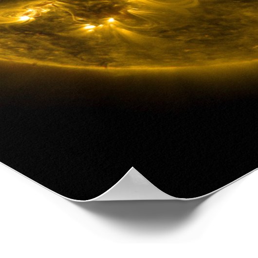 goldene Sonne Poster (Ecke)