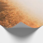 GOLDENE SONNE ÜBER EINEM WALD GESCHENKPAPIER (Ecke)