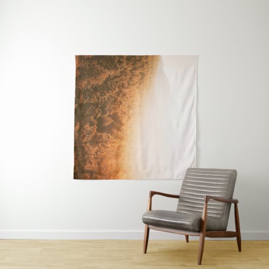 GOLDENE SONNE ÜBER EINEM WALD WANDTEPPICH (Beispiel (Horizontal))