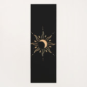 Goldene Sonne Yogamatte (Rückseite)