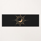 Goldene Sonne Yogamatte (Vorderseite (Horizontal))