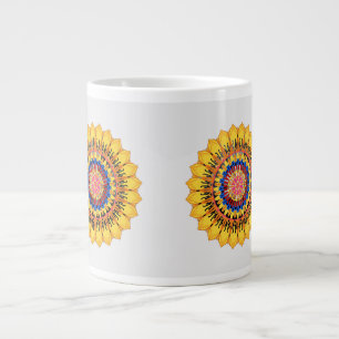 Goldene Sonneburst  Jumbo-Tasse