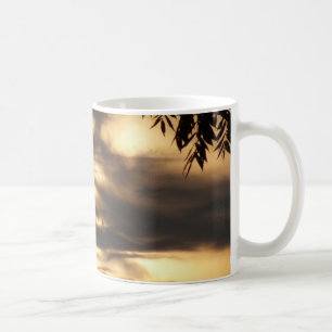 Goldene Sonnenaufgang-Tasse Kaffeetasse