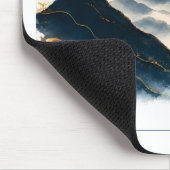 Goldene Sonnenberglandschaft  Mousepad (Ecke)