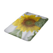 Goldene Sonnenblume Badematte (Schrägansicht)