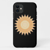 "Goldene Sonnenblume Mandala - Licht in dir" Case-Mate iPhone Hülle (Rückseite)