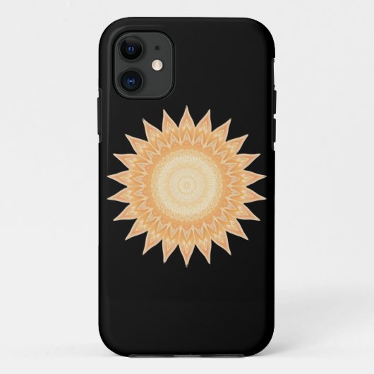 "Goldene Sonnenblume Mandala - Licht in dir" Case-Mate iPhone Hülle (Rückseite)