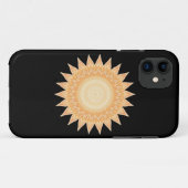 "Goldene Sonnenblume Mandala - Licht in dir" Case-Mate iPhone Hülle (Rückseite (Horizontal))