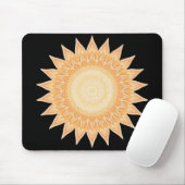 "Goldene Sonnenblume Mandala - Licht in dir" Mousepad (Mit Mouse)