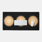 "Goldene Sonnenblume Mandala - Licht in dir" Schreibtischunterlage (Tastatur & Maus)