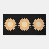 "Goldene Sonnenblume Mandala - Licht in dir" Schreibtischunterlage (Vorderseite)