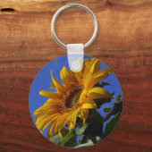 Goldene Sonnenblume Schlüsselanhänger (Vorderseite)