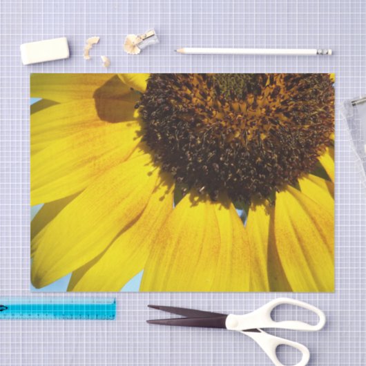 Goldene Sonnenblume Seidenpapier (Handwerk)