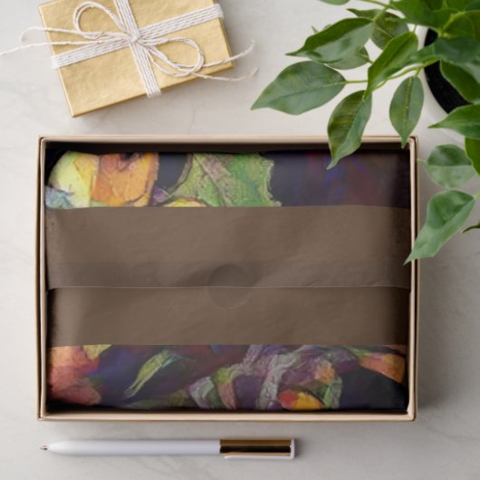 Goldene Sonnenblume Seidenpapier (Geschenk)