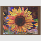 Goldene Sonnenblume Seidenpapier (Vorderseite)