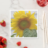 Goldene Sonnenblume Serviette (Beispiel)