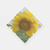 Goldene Sonnenblume Serviette (Ecke)